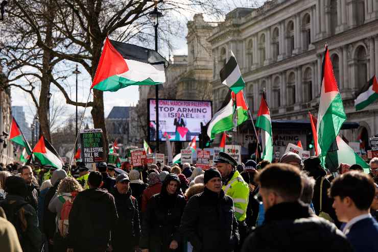 protesta per palestina